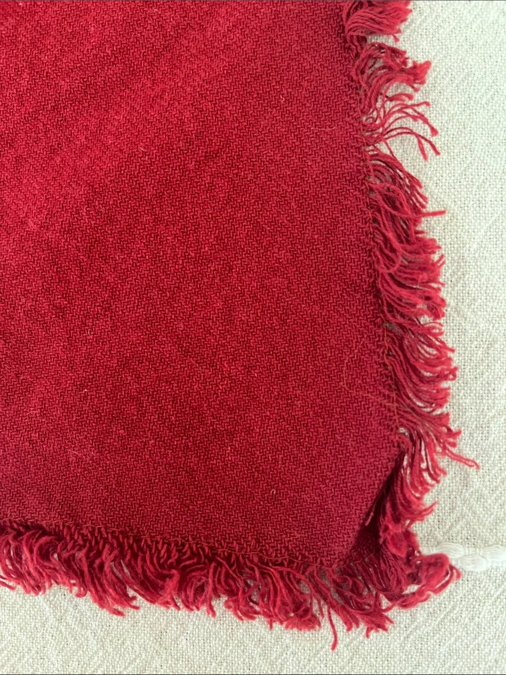 Deep Red Dinner Napkins - Set of 8